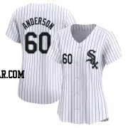 Justin Anderson Women's Chicago White Sox White Limited Home Jersey