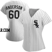 Justin Anderson Women's Chicago White Sox White Replica Home Jersey