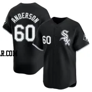 Justin Anderson Youth Chicago White Sox Black Limited Alternate Jersey