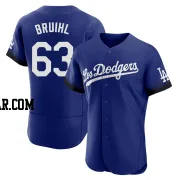 Justin Bruihl Men's Los Angeles Dodgers Royal Authentic 2021 City Connect Jersey