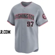 Justin Connell Men's Washington Nationals Gray Limited Road Jersey