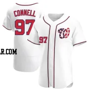 Justin Connell Men's Washington Nationals White Authentic Alternate Jersey