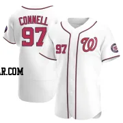 Justin Connell Men's Washington Nationals White Authentic Home Jersey