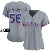 Justin Foscue Women's Texas Rangers Gray Limited Away Jersey