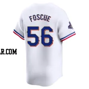 Justin Foscue Youth Texas Rangers Gold Limited White 2024 Collection Jersey