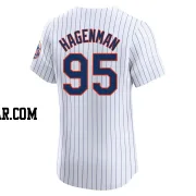 Justin Hagenman Men's New York Mets White Elite Home Jersey