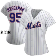 Justin Hagenman Women's New York Mets White Authentic Home Jersey