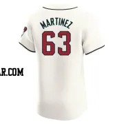 Justin Martinez Men's Arizona Diamondbacks Cream Elite Home Jersey