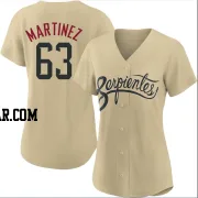 Justin Martinez Women's Arizona Diamondbacks Gold Authentic 2021 City Connect Cool Base Jersey