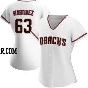 Justin Martinez Women's Arizona Diamondbacks White Authentic Home Jersey