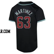 Justin Martinez Youth Arizona Diamondbacks Black Limited Alternate Jersey