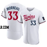 Justin Morneau Men's Minnesota Twins White Authentic Home Jersey