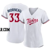 Justin Morneau Women's Minnesota Twins White Authentic Home Jersey