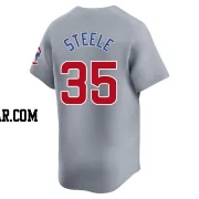 Justin Steele Men's Chicago Cubs Gray Limited Road Jersey