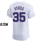 Justin Steele Men's Chicago Cubs White Elite Home Jersey