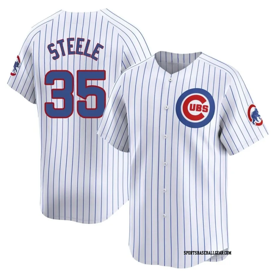 Justin Steele Men's Chicago Cubs White Limited Home Jersey