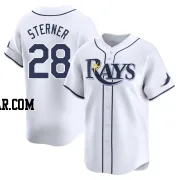 Justin Sterner Men's Tampa Bay Rays White Limited Home Jersey