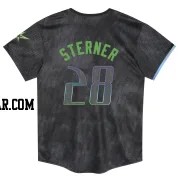 Justin Sterner Toddler Tampa Bay Rays Charcoal Limited 2024 City Connect Jersey