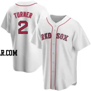 Justin Turner Men's Boston Red Sox White Replica Home Jersey