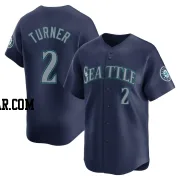 Justin Turner Men's Seattle Mariners Navy Limited Road Jersey