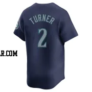 Justin Turner Men's Seattle Mariners Navy Limited Road Jersey