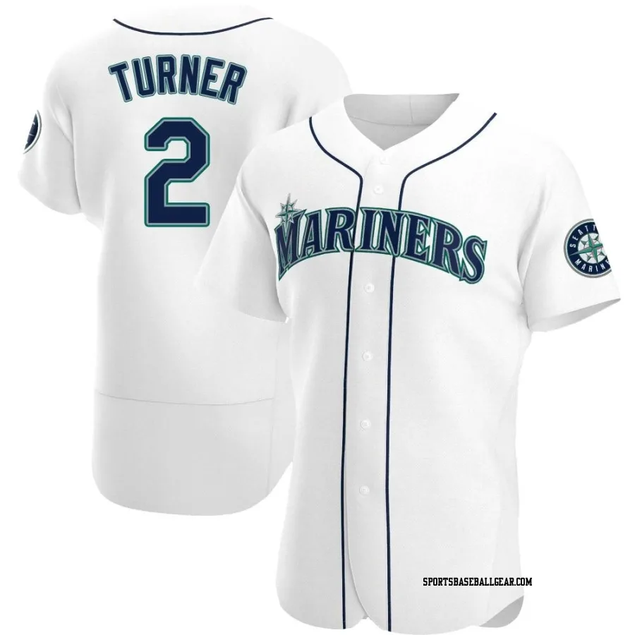 Justin Turner Men's Seattle Mariners White Authentic Home Jersey