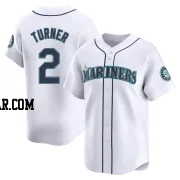 Justin Turner Men's Seattle Mariners White Limited Home Jersey