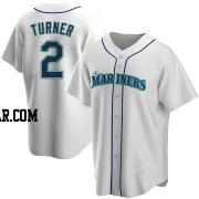 Justin Turner Men's Seattle Mariners White Replica Home Jersey