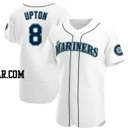 Justin Upton Men's Seattle Mariners White Authentic Home Jersey