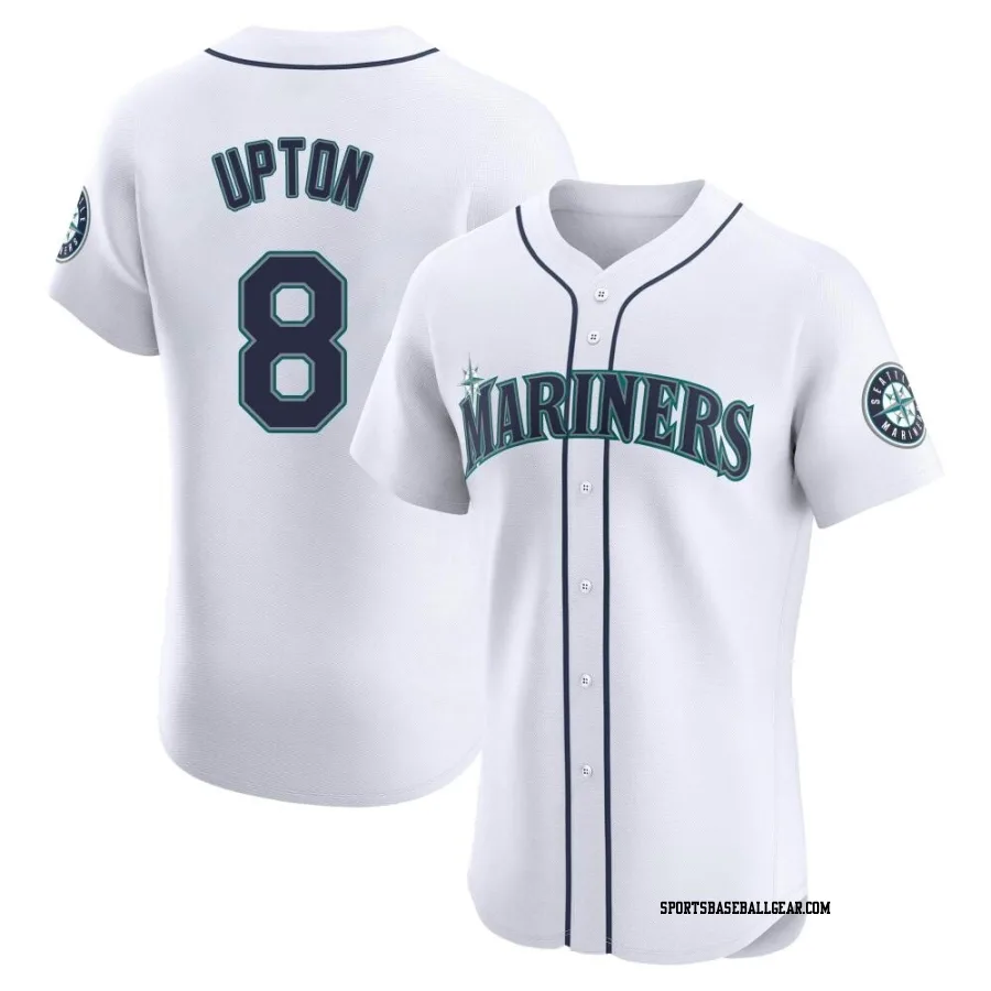 Justin Upton Men's Seattle Mariners White Elite Home Jersey