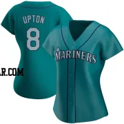 Justin Upton Women's Seattle Mariners Aqua Authentic Alternate Jersey