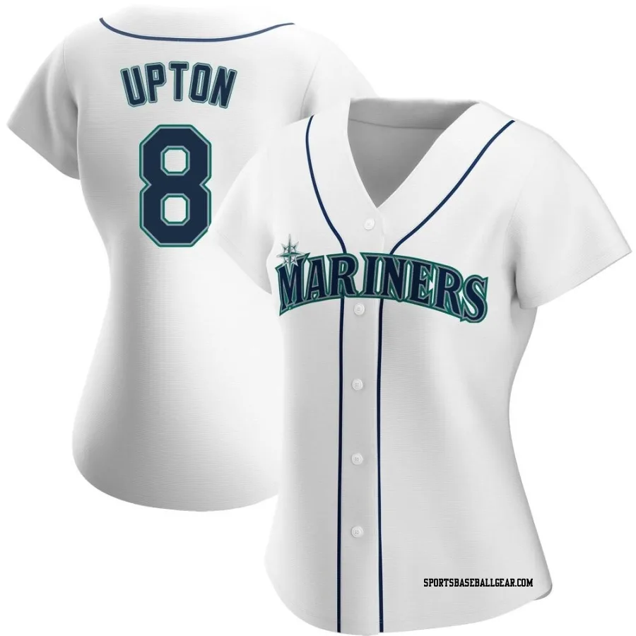 Justin Upton Women's Seattle Mariners White Authentic Home Jersey