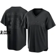 Justin Verlander Youth Houston Astros Black Replica Pitch Fashion Jersey