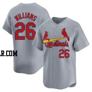 Justin Williams Men's St. Louis Cardinals Gray Limited Away Jersey