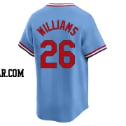 Justin Williams Men's St. Louis Cardinals Light Blue Limited Cooperstown Collection Jersey