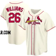 Justin Williams Youth St. Louis Cardinals Cream Replica Alternate Jersey