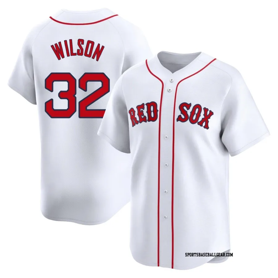 Justin Wilson Men's Boston Red Sox White Limited Home Jersey