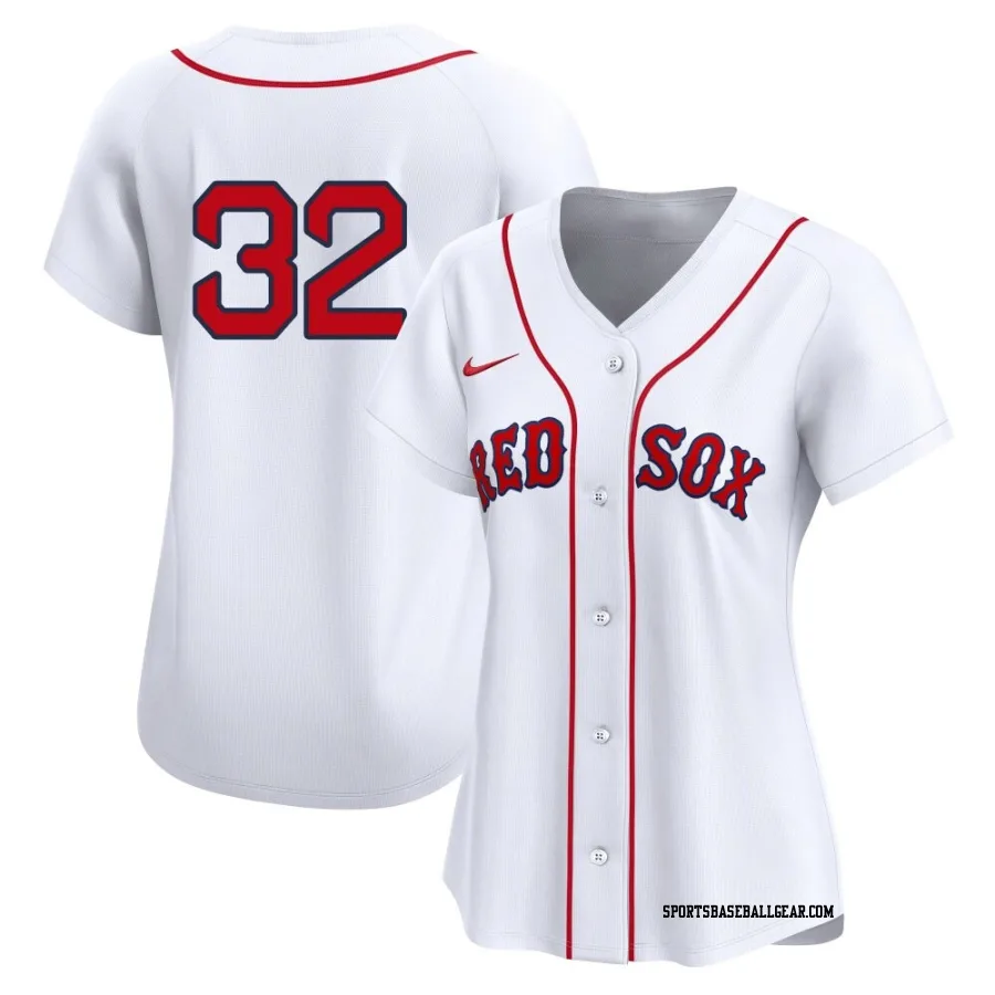 Justin Wilson Women's Boston Red Sox White Limited 2nd Home Jersey