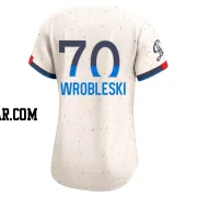 Justin Wrobleski Women's Los Angeles Dodgers Cream Limited 2024 City Connect Jersey