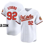 Kade Strowd Men's Baltimore Orioles White Limited Home Jersey