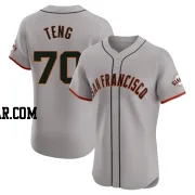 Kai-Wei Teng Men's San Francisco Giants Gray Elite Road Jersey