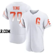 Kai-Wei Teng Men's San Francisco Giants White Authentic 2021 City Connect Jersey