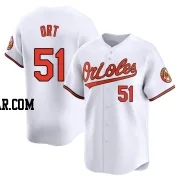 Kaleb Ort Men's Baltimore Orioles White Limited Home Jersey