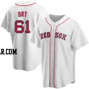 Kaleb Ort Men's Boston Red Sox White Replica Home Jersey