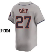 Kaleb Ort Men's Houston Astros Gray Limited Away Jersey