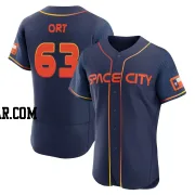 Kaleb Ort Men's Houston Astros Navy Authentic 2022 City Connect Jersey