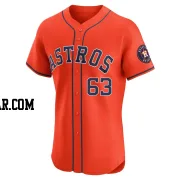 Kaleb Ort Men's Houston Astros Orange Elite Alternate Vapor Premier Jersey