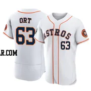 Kaleb Ort Men's Houston Astros White Authentic 2022 World Series Home Jersey