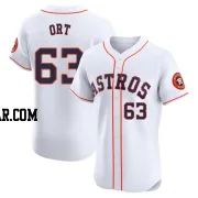 Kaleb Ort Men's Houston Astros White Elite Home Jersey