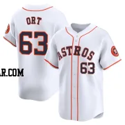 Kaleb Ort Men's Houston Astros White Limited Home Jersey